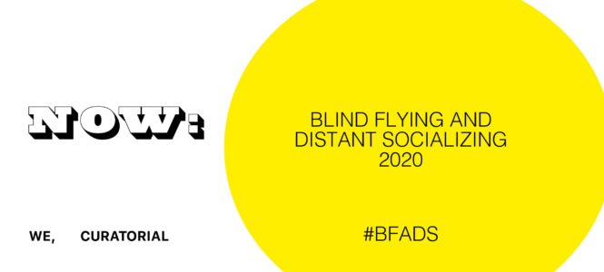 blind flying and distant socializing 2020